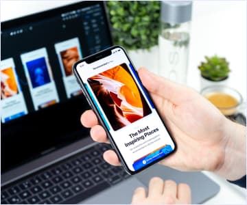 site and mobile app